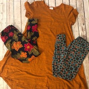 LuLaRoe Carly and Leggings